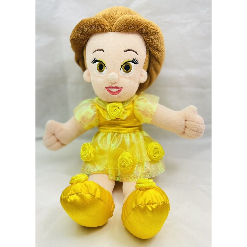 DISNEY~Babies Baby Belle~ Beauty Beast Plush Toy  DISNEY PARK 12''